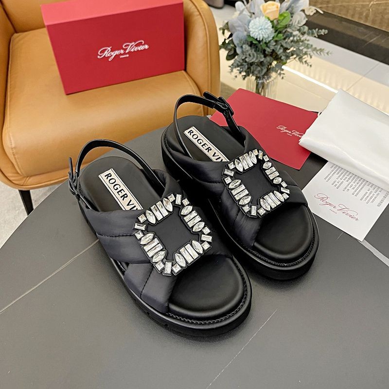 New sale Roger Vivier Slidey Vive Strass Buckle Replica roi45971 New sale Roger Vivier Slidey Vive Strass Buckle Replica roi45971