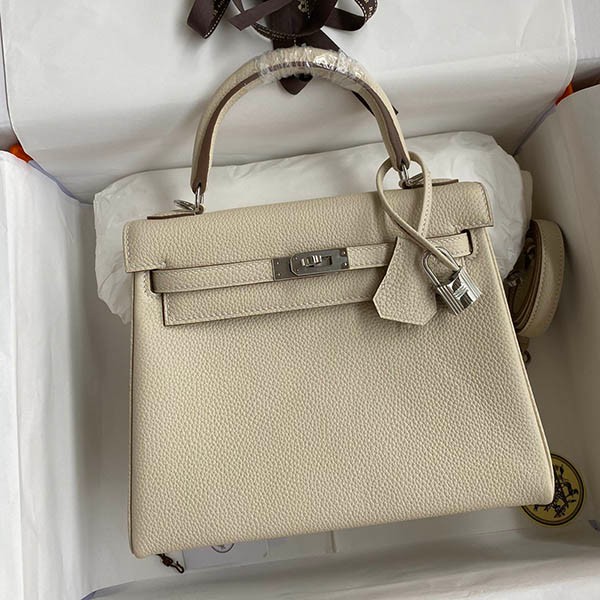 Hard to find Hermes replica Kelly 25cm with inner stitching, touch and silver hardware erg96683 Hard to find Hermes replica Kelly 25cm with inner stitching, touch and silver hardware erg96683