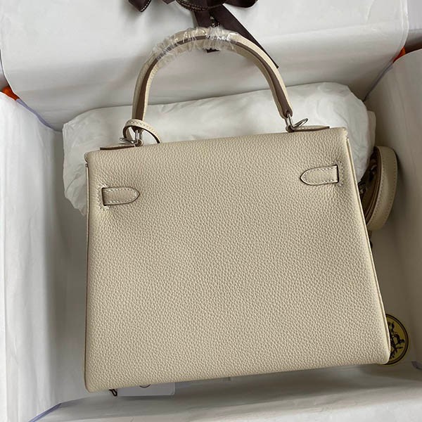 Hard to find Hermes replica Kelly 25cm with inner stitching, touch and silver hardware erg96683