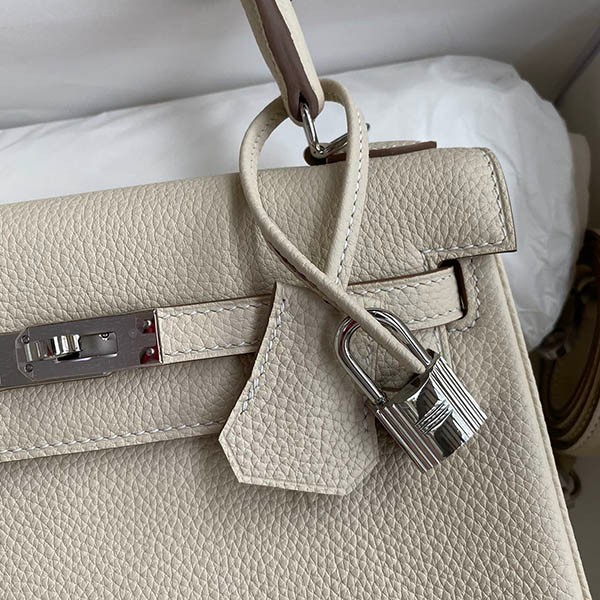 Hard to find Hermes replica Kelly 25cm with inner stitching, touch and silver hardware erg96683