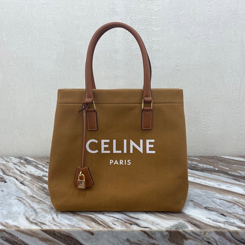 ☆Super popular☆ Celine handbag copy horizontal cabas canvas bag 192162BNZ ☆Super popular☆ Celine handbag copy horizontal cabas canvas bag 192162BNZ