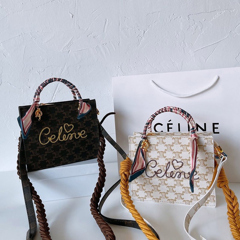 [Limited Edition] Celine Tote Bag Replica Triomphe Canvas Mini Buzas 2 Colors Cet37944