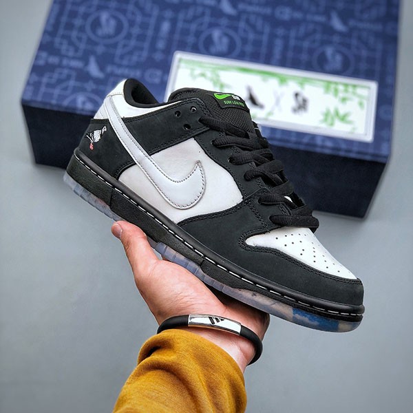 Hot Topic! Staple x Nike Replica SB Dunk Low Pro OG Panda Pigeon Black/Green BV1310-013