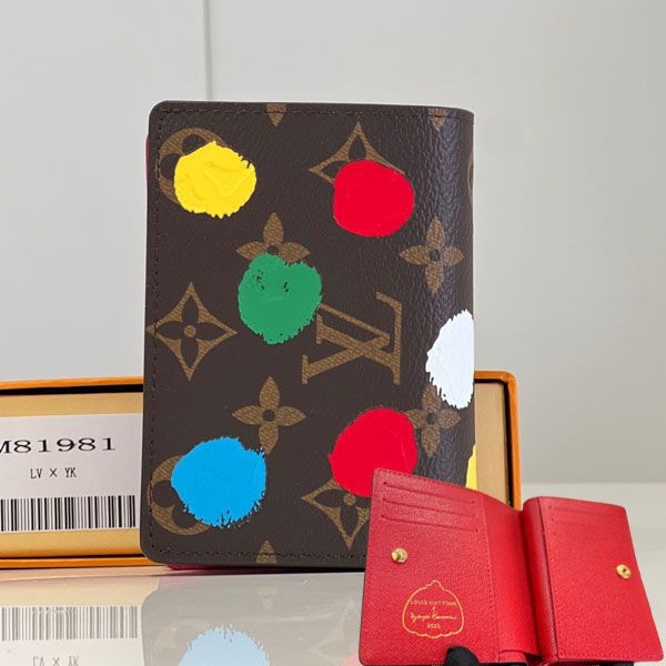 Rare Louis Vuitton LV x YK Portefeuille-Loup Wallet Replica M81981 Rare Louis Vuitton LV x YK Portefeuille-Loup Wallet Replica M81981