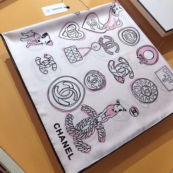 High quality? Chanel silk scarf replica AA8958 B10446 High quality? Chanel silk scarf replica AA8958 B10446