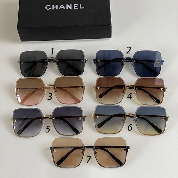 Recommended Chanel Replica Chain Square Glasses 7 Colors shs80777