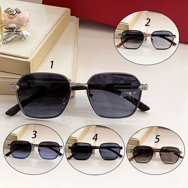 [Very easy to use] Cartier square sunglasses replica in 5 colors kas14426