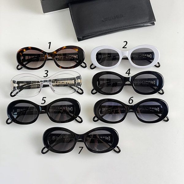 Sold out Chanel Replica Rectangle Sunglasses 7 colors sho67198
