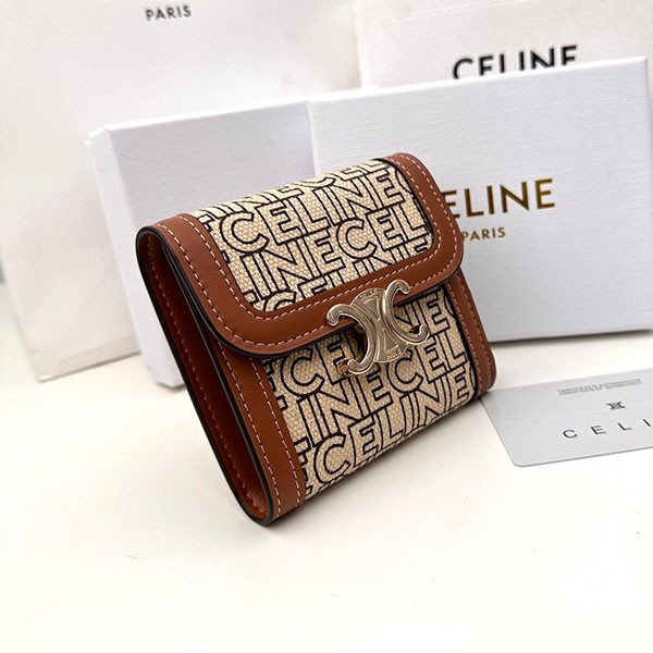 Attention ★ Celine Copy Small Wallet Triomphe 10D782ES102NT