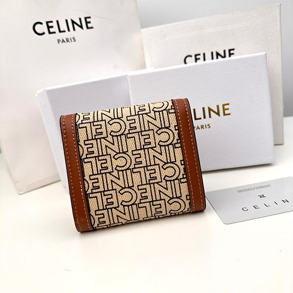 Attention ★ Celine Copy Small Wallet Triomphe 10D782ES102NT