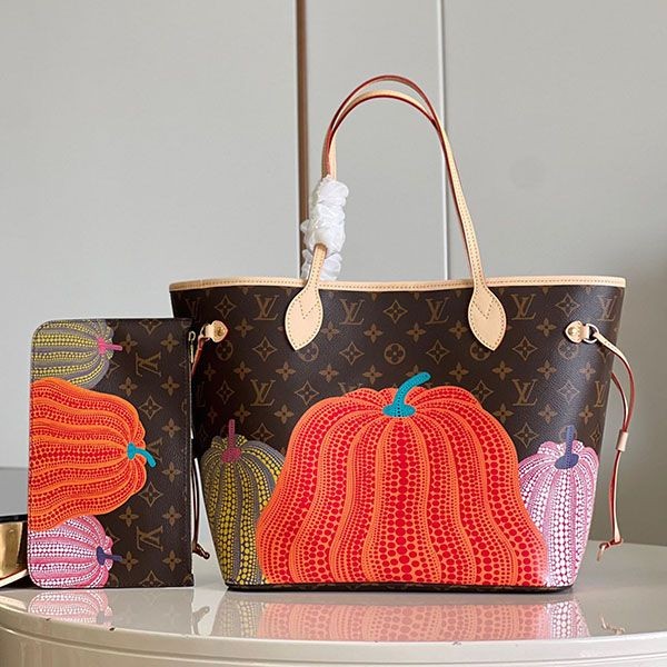 Secured Louis Vuitton x YK Yayoi Kusama Collaboration Tote Bag Replica M46468 Secured Louis Vuitton x YK Yayoi Kusama Collaboration Tote Bag Replica M46468