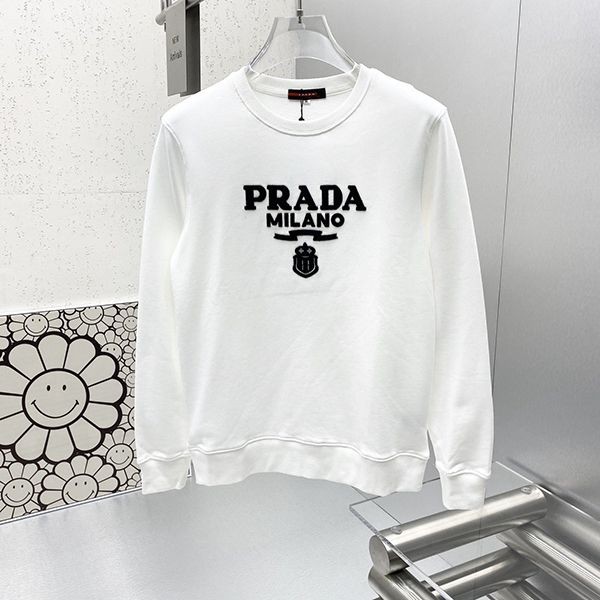 Very popular!! New color Prada logo print jersey sweatshirt fake puu04428