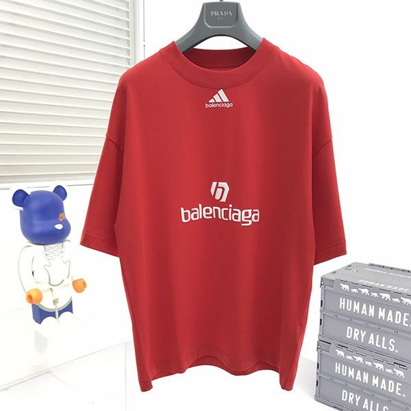 No. 1 in cumulative sales! Balenciaga Adidas copy T-shirt for men bab98301