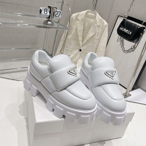 Hard to find Prada soft padded nappa leather loafers replica puu80418