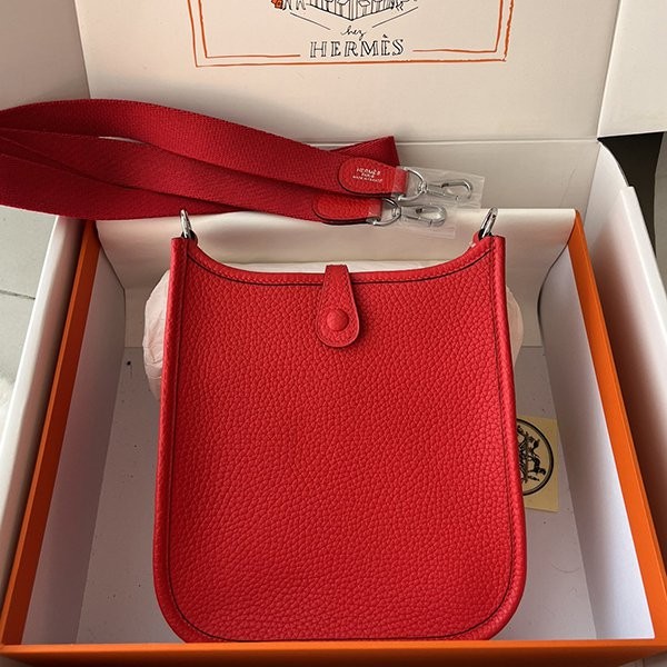 Hermes Evelyn Replica Mini 17 TPM Noir Silver erj89932
