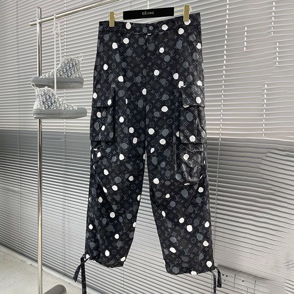 ☆Super popular☆LV×YK Yayoi Kusama Monogram Dot Cargo Pants Copy 1AB7J3