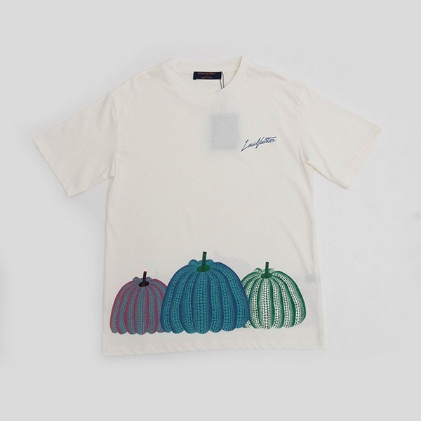 The latest and fashionable collaboration: Louis Vuitton and Yayoi Kusama T-shirt parody 1AB74Y