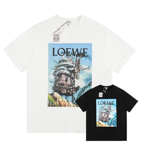 ★Japan!! Popular! Loewe Anagram Print T-shirt Replica loa38175 ★Japan!! Popular! Loewe Anagram Print T-shirt Replica loa38175