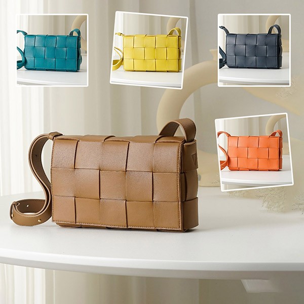 Very popular!! New color Bottega Veneta Cassette Replica Intrecciato Shoulder Bag 5 colors 578004VMAY14636