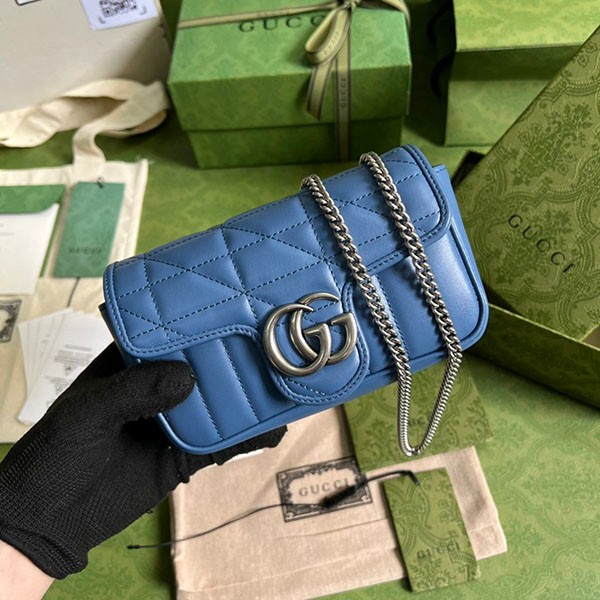 Gucci replica GG Marmont small shoulder bag guq97386