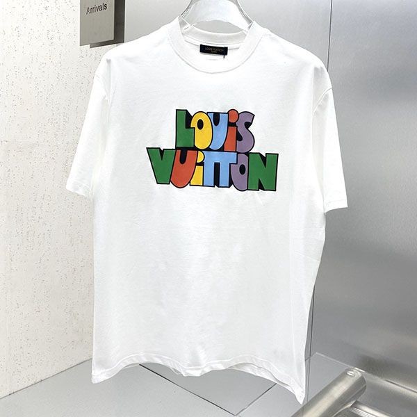 [Great Deal] Louis Vuitton NBA Front & Back Letter Print T-Shirt Replica vuj38824