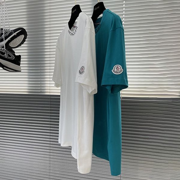 Perfect gift: Moncler logo print crew neck T-shirt parody 2 colors moq04516 Perfect gift: Moncler logo print crew neck T-shirt parody 2 colors moq04516