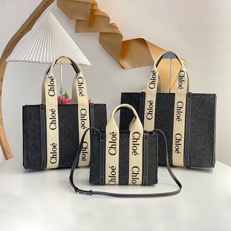 Not available in Japan Chloe Woody replica medium tote bag 3 model sizes CHC21WS383F37053