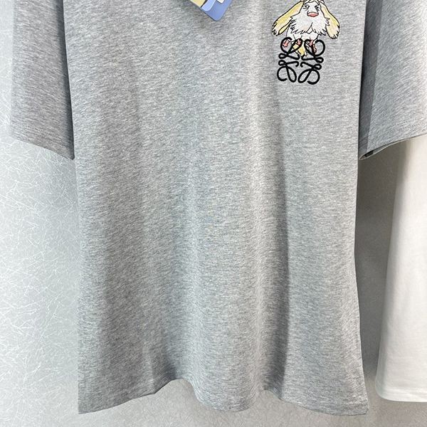 Secured Loewe Hin Anagram T-shirt Replica Crew Neck 2 Colors loz53590