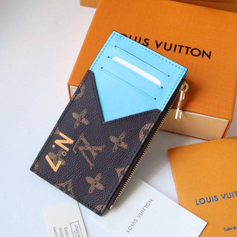 21AW New Louis Vuitton Coin Card Holder Replica M81256