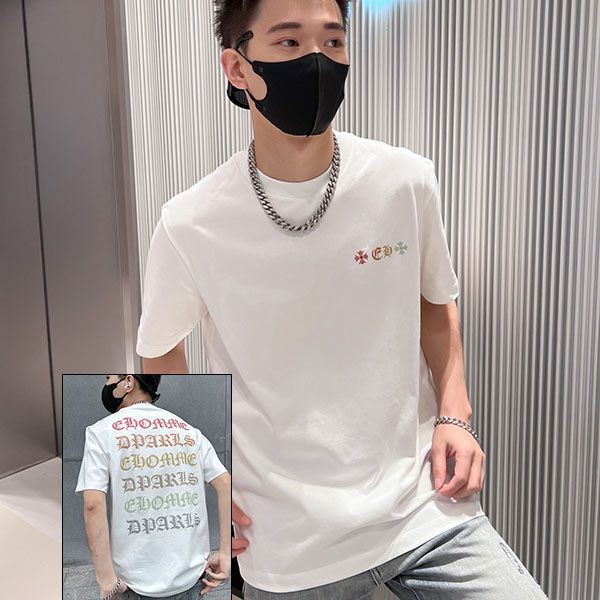 Recommended Chrome Hearts T-shirt copy CH Plus White Men's Kul08872