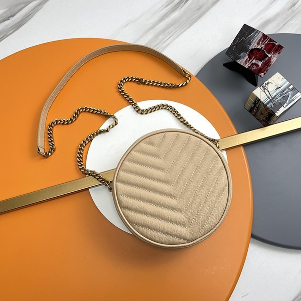 Yves Saint Laurent Replica VINYLE Mini Bag Round 610436Zx