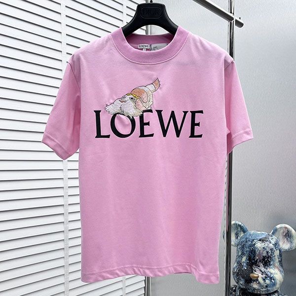 Sold out Loewe x Ghibli Howl's Moving Castle T-shirt replica cotton lop56956 Sold out Loewe x Ghibli Howl's Moving Castle T-shirt replica cotton lop56956