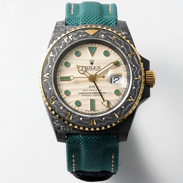 Attention ★ Rolex DiW Replica Carbon GMT Master II