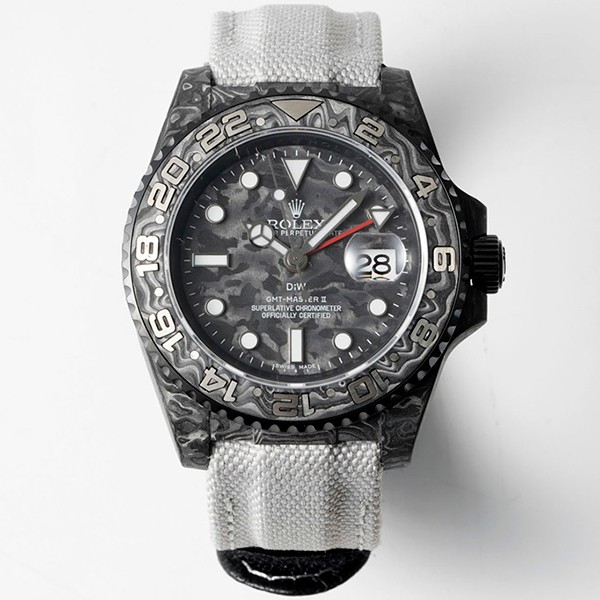 Rolex DiW Replica Carbon GMT Master II "ALL CARBON BLACK" ros98266 Rolex DiW Replica Carbon GMT Master II "ALL CARBON BLACK" ros98266