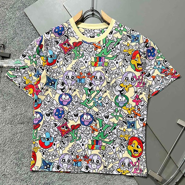 Secured Louis Vuitton Monogram Comic T-shirt replica vux69730 Secured Louis Vuitton Monogram Comic T-shirt replica vux69730