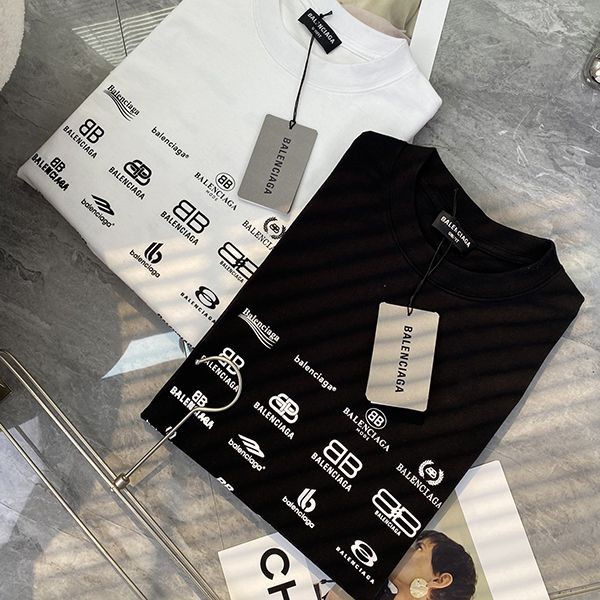 ★Safe shipping with tracking Balenciaga fake logo oversized T-shirt short sleeve 2 colors baq50186 ★Safe shipping with tracking Balenciaga fake logo oversized T-shirt short sleeve 2 colors baq50186