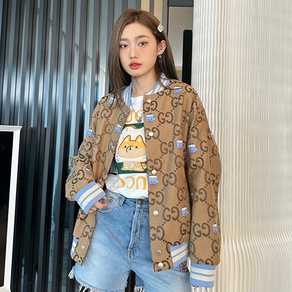 No.1 Popular Gucci Collaboration Jacket Baseball Jersey Replica gup84014