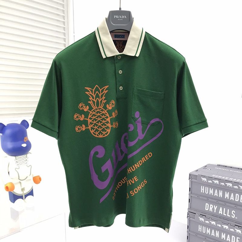 ☆Super popular☆Gucci new tops polo shirts fake logo street 672424XJD2Z3495 ☆Super popular☆Gucci new tops polo shirts fake logo street 672424XJD2Z3495