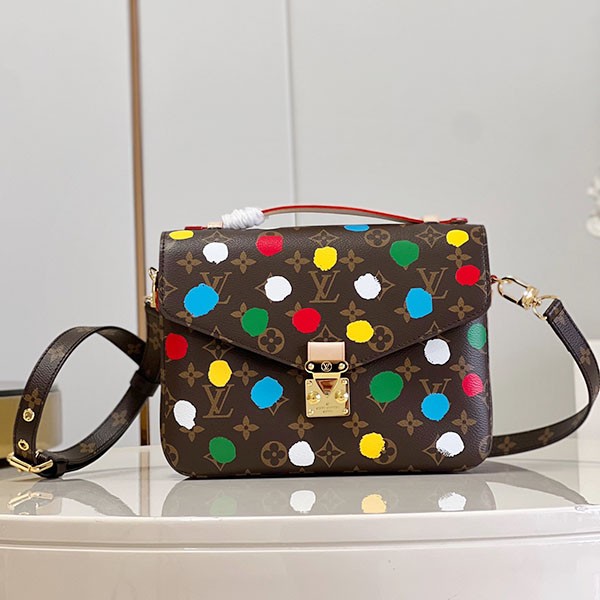 Limited collaboration [Louis Vuitton copy] Yayoi Kusama Pochette Metis shoulder bag M46384