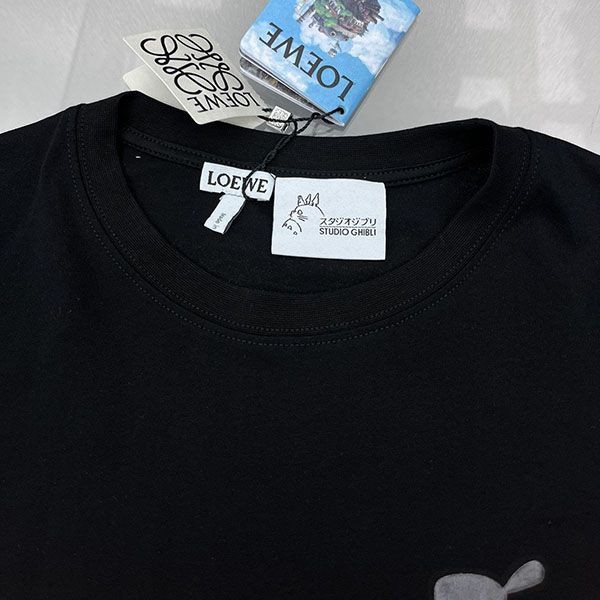 Loewe x Ghibli Howl's Moving Castle T-shirt copy cotton lod13369