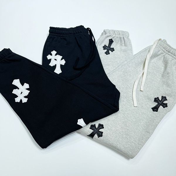 Popular all over the world? Chrome Hearts replica DHL CH Cemetery Cross Sweatpants Kug66398