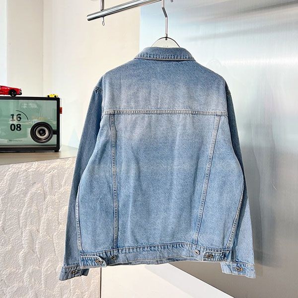 miumiu logo cropped denim jacket replica mym49757