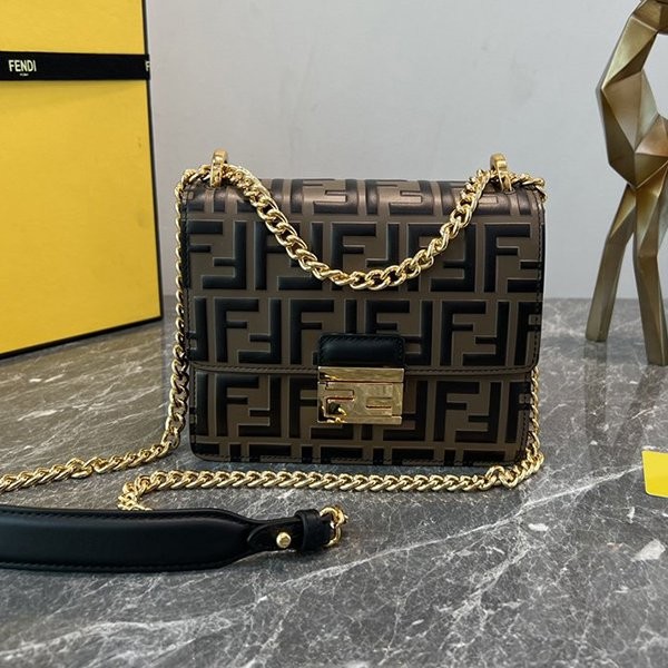 High quality???Fendi FF logo bag copy shoulder bag fel70147