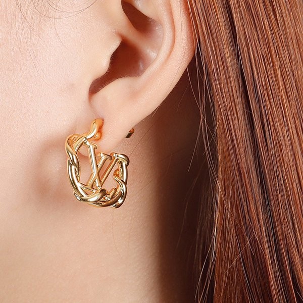 New Louis Vuitton Monogram Earrings Replica Secured vud76140