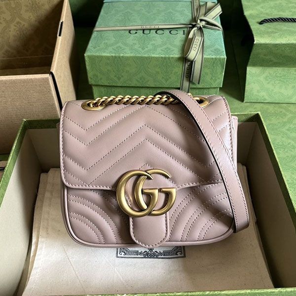 Extremely rare! Gucci GG Marmont quilted mini bag replica guj45563 Extremely rare! Gucci GG Marmont quilted mini bag replica guj45563