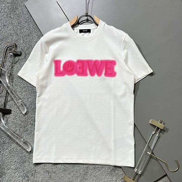 Loewe Anagram Bicolor Cotton T-Shirt, loved by many celebrities, copy loj33676