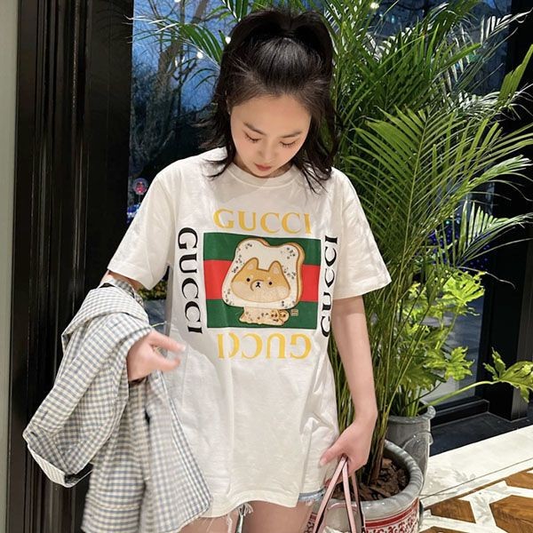 Very popular! Gucci Kawaii vintage logo print T-shirt copy guy35171 Very popular! Gucci Kawaii vintage logo print T-shirt copy guy35171