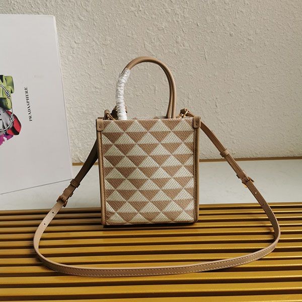 Cheap price! Prada Symbol Fabric Replica Small Bag pus03754