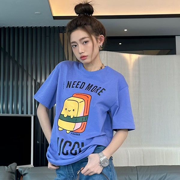 Perfect gift: Gucci x Kawaii cat print T-shirt replica guj61670 Perfect gift: Gucci x Kawaii cat print T-shirt replica guj61670