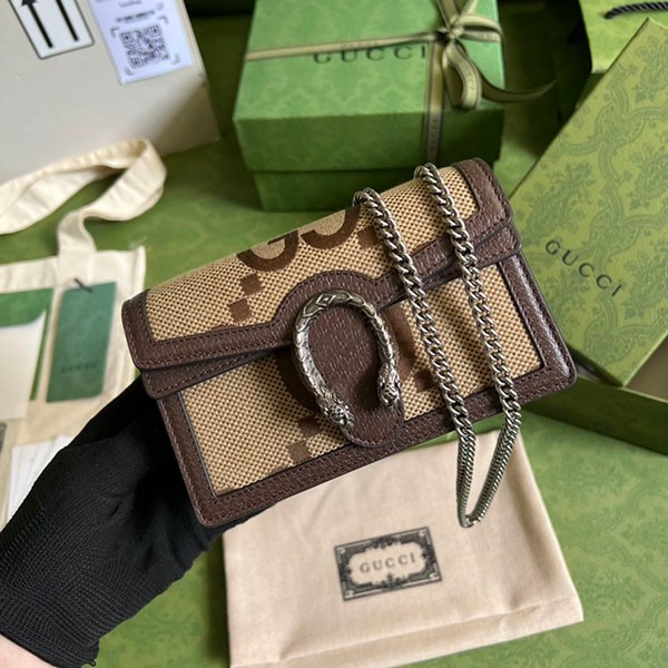 Gucci Replica Dionysus Jumbo GG Super Mini Bag guq01059